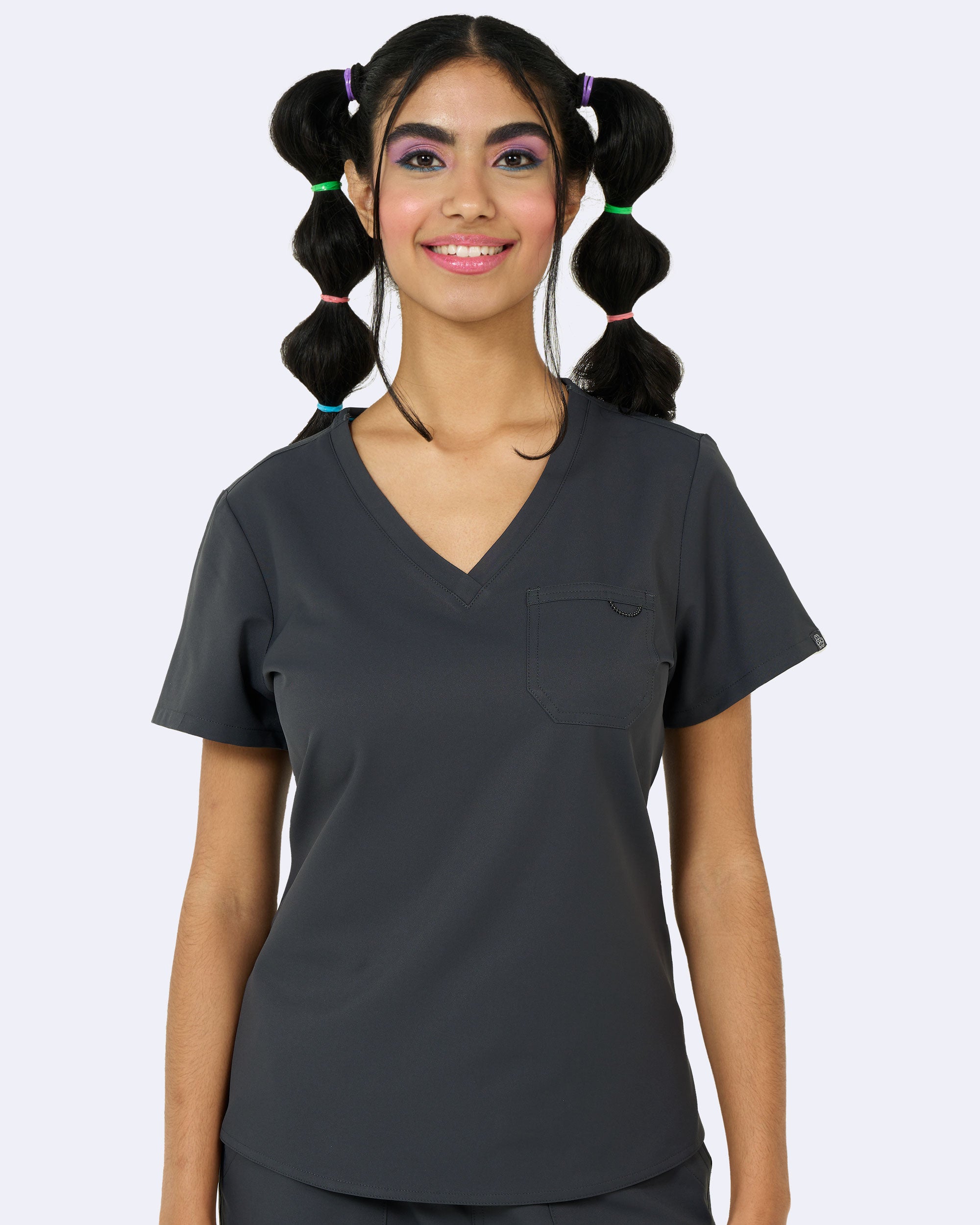Elevate Tuck-In Top in Pewter