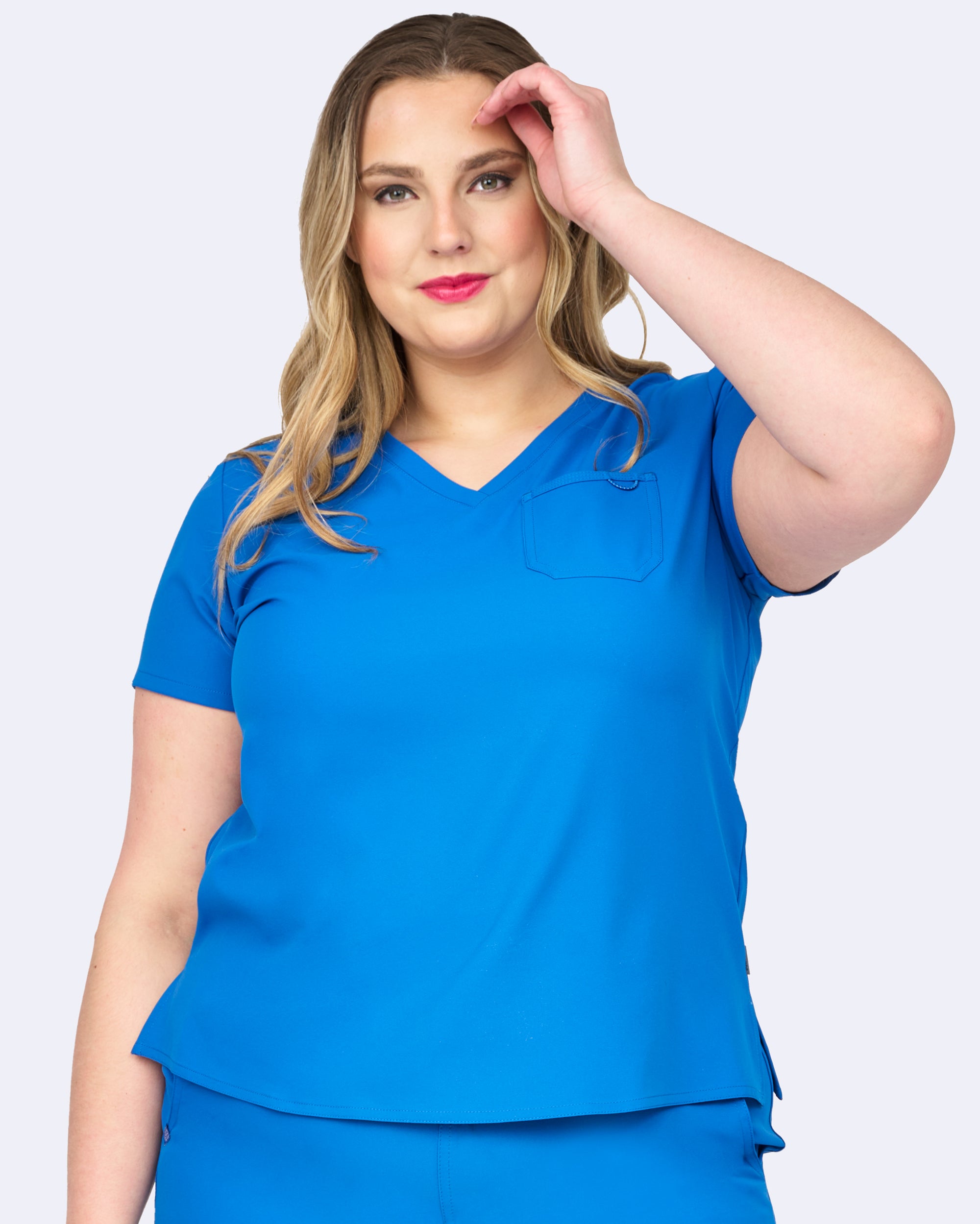 Elevate Tuck-In Top in Royal