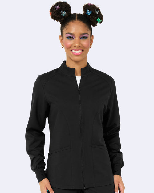 Comfort Warm Up Jacket in Black