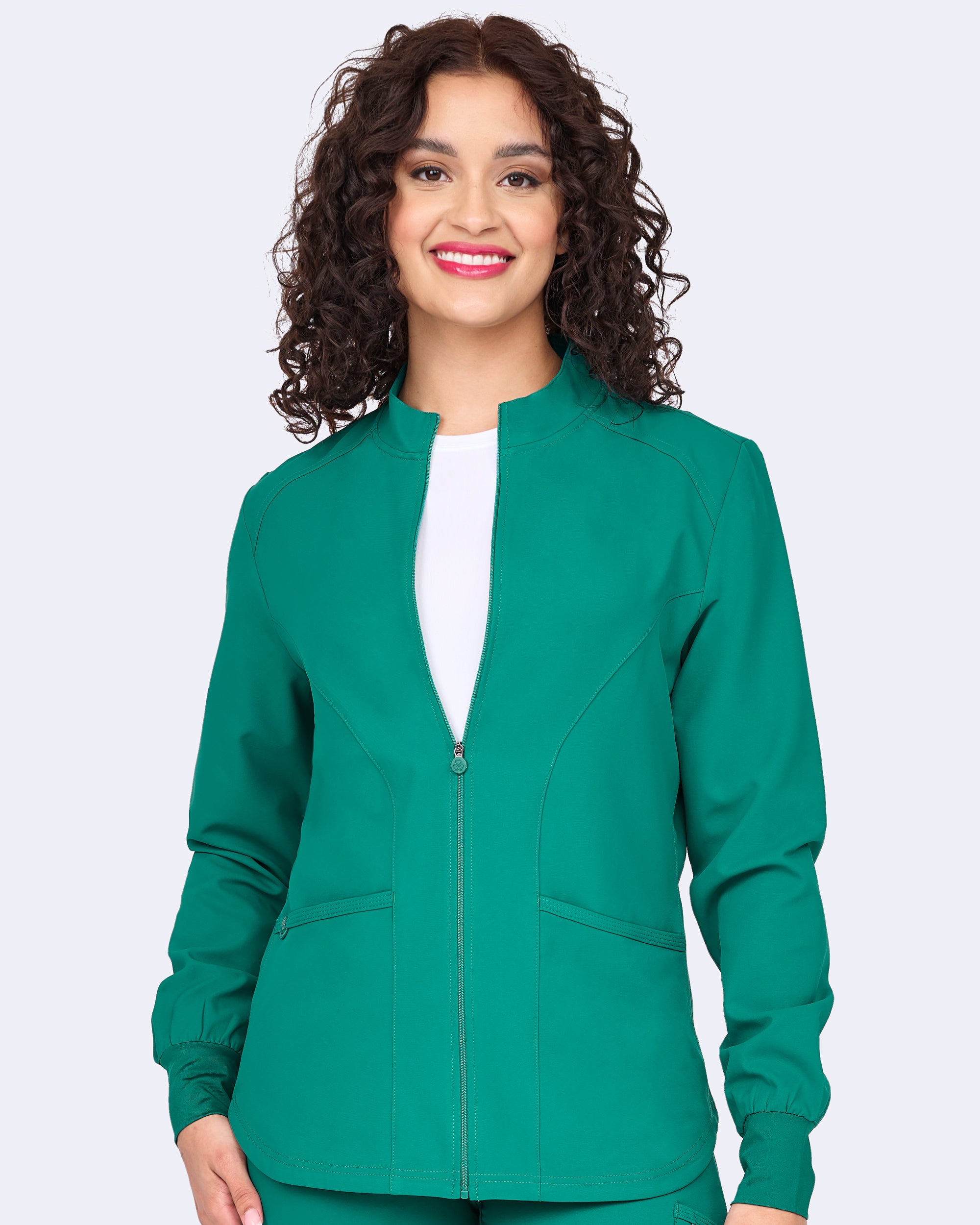 Comfort Warm Up Jacket in Hunter