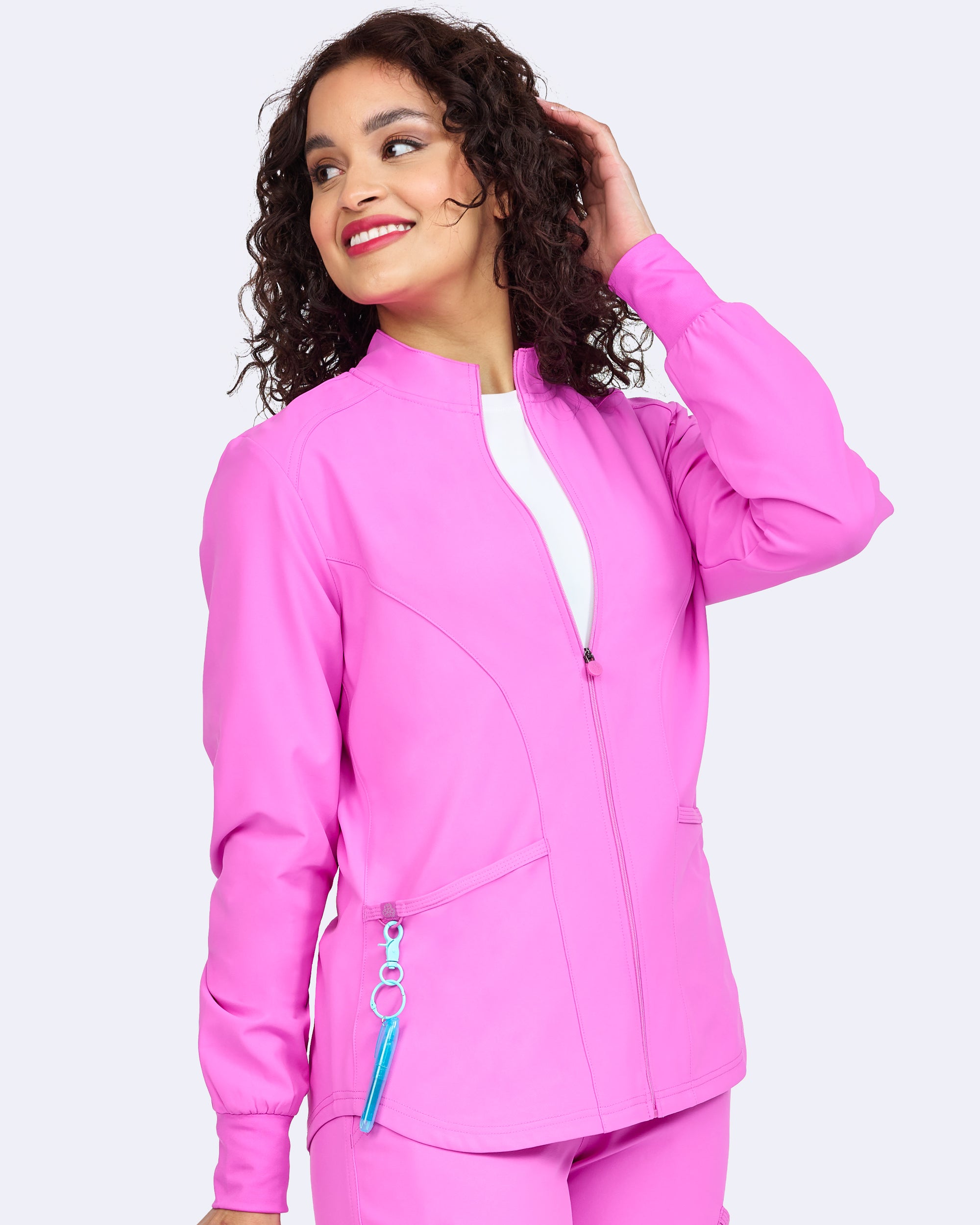 Comfort Warm Up Jacket in Orchid