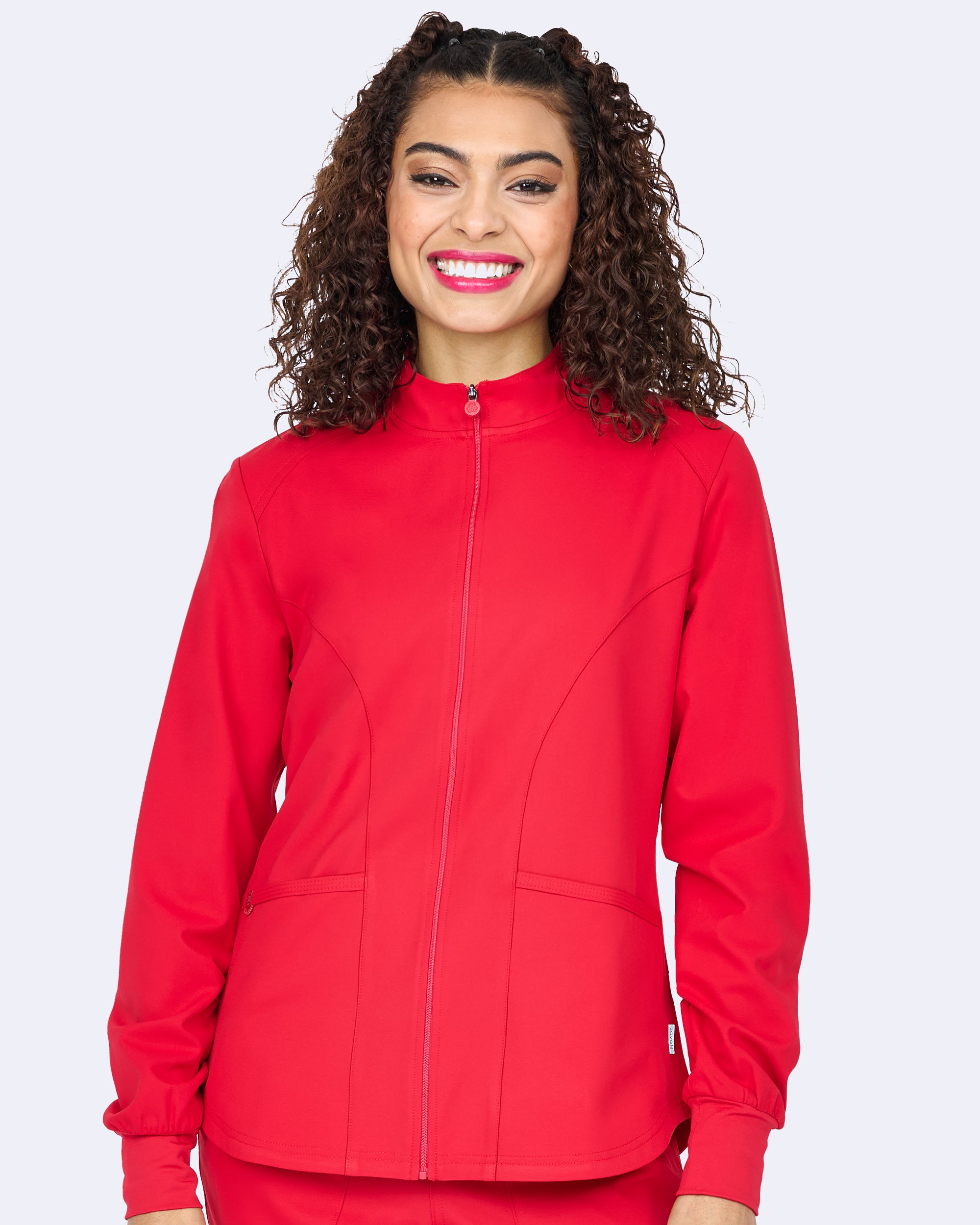 Comfort Warm Up Jacket in Red