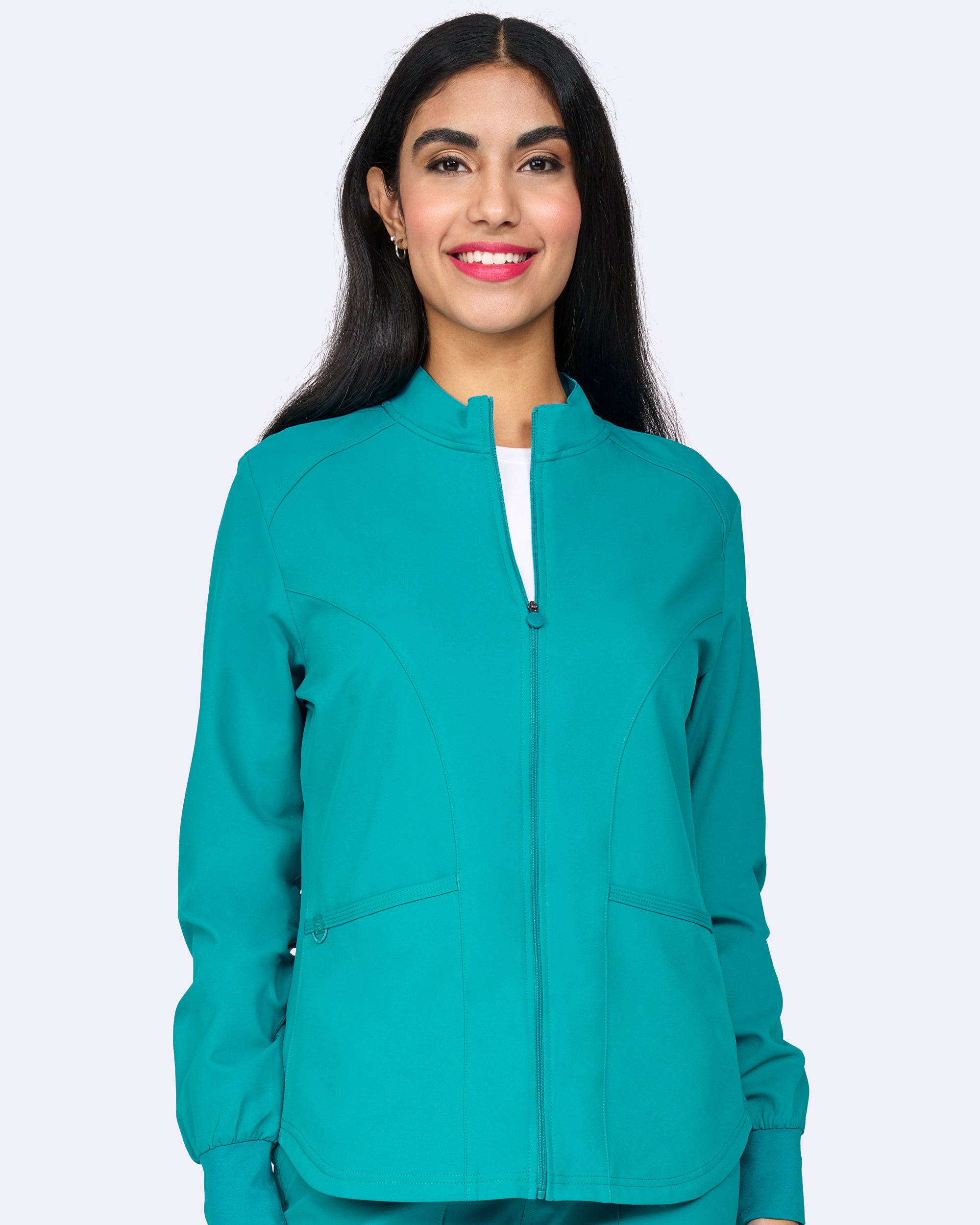 Comfort Warm Up Jacket in Teal