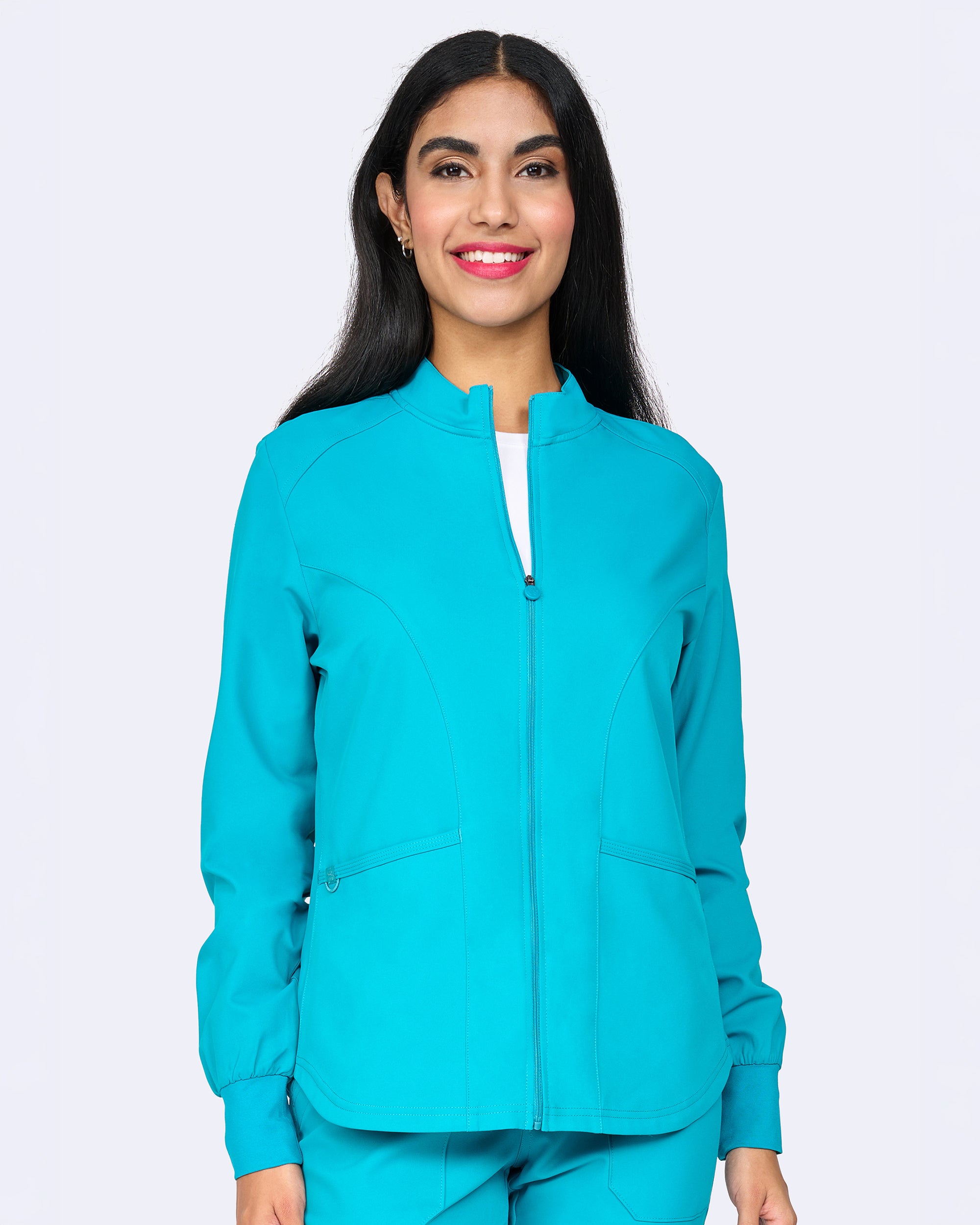 Comfort Warm Up Jacket in Turquoise
