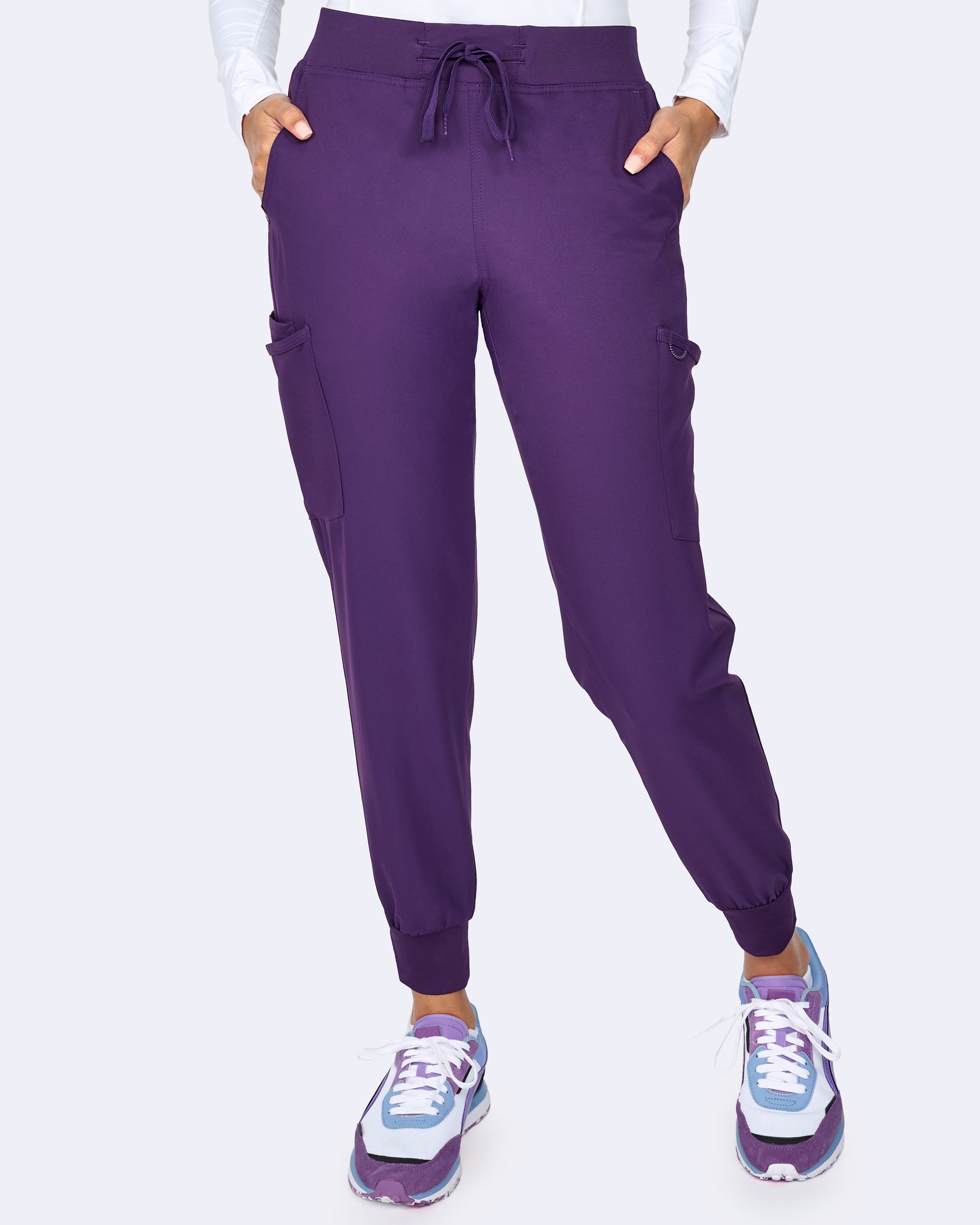 Refined Jogger Pant - Regular in Eggplant