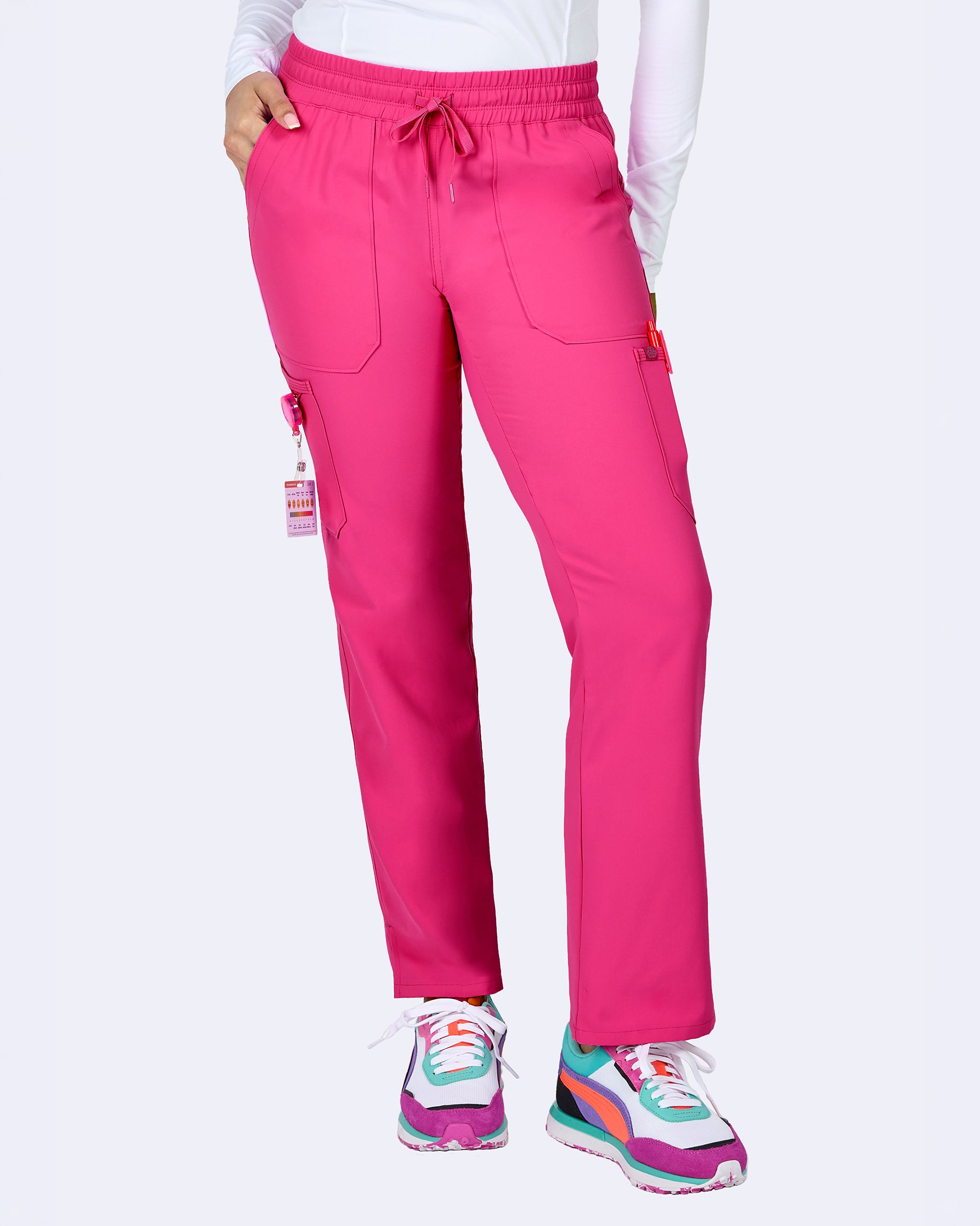 Energy Straight Leg Pant - Regular in Azalea