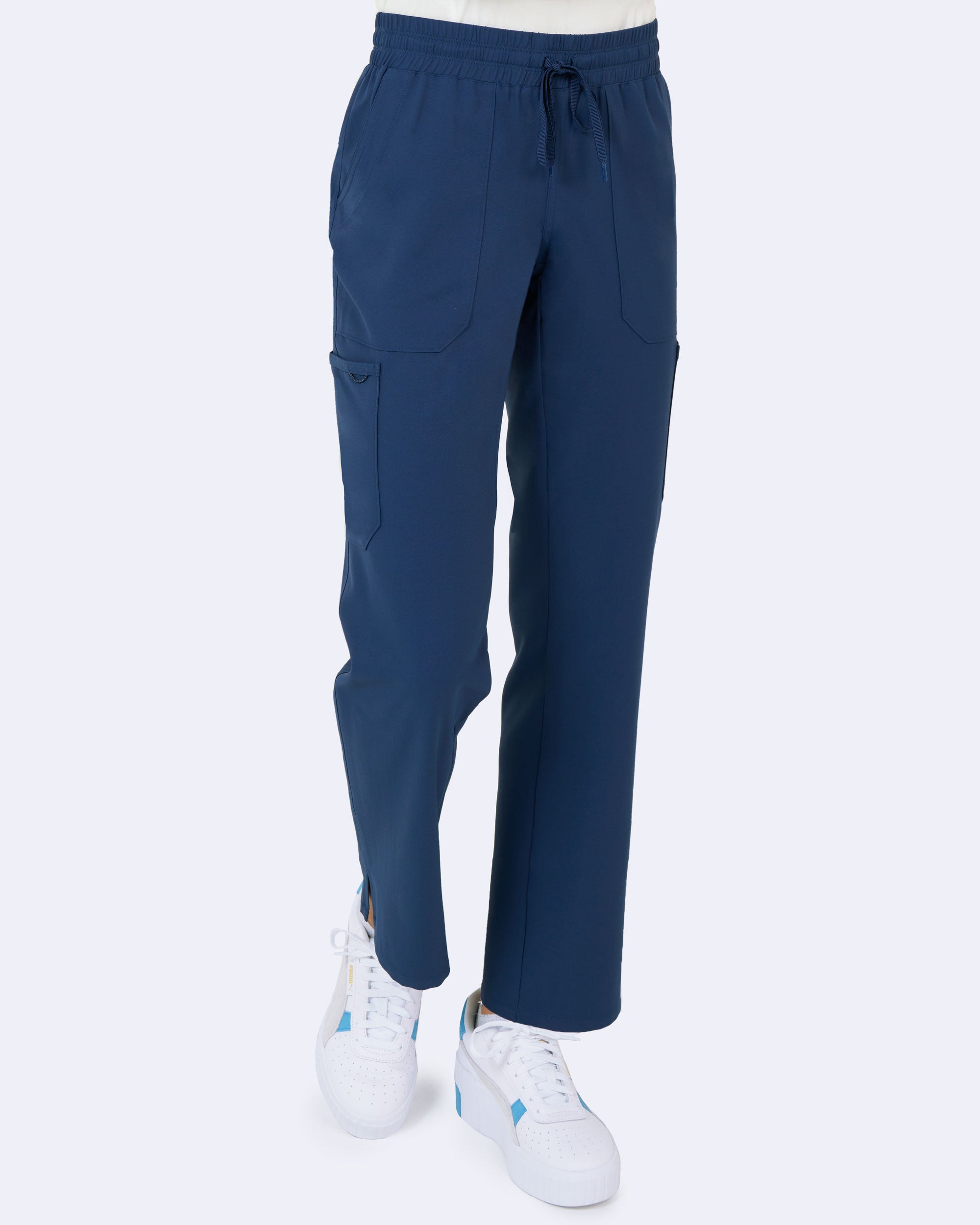 Energy Straight Leg Pant - Petite in Navy