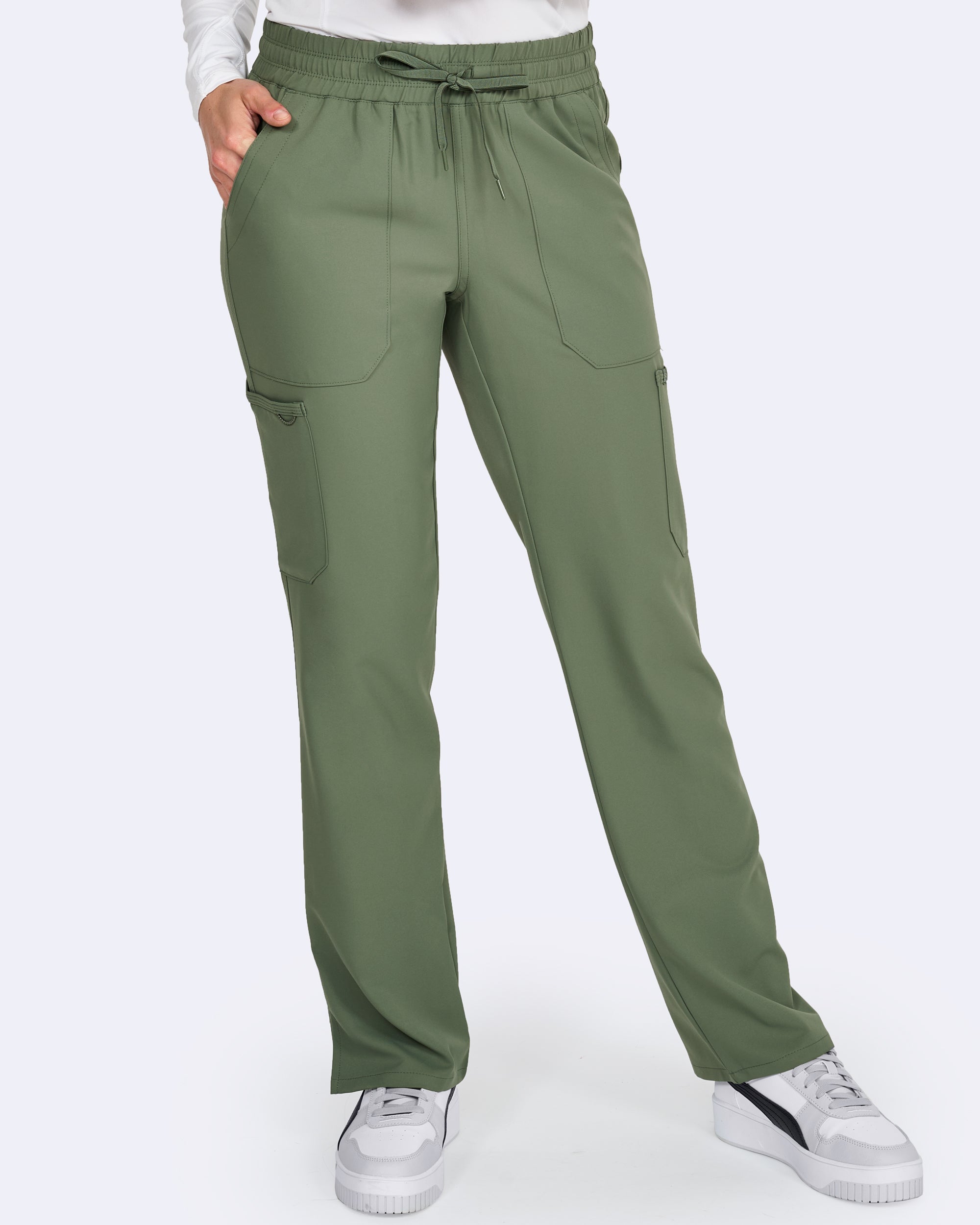 Energy Straight Leg Pant - Regular in Olive