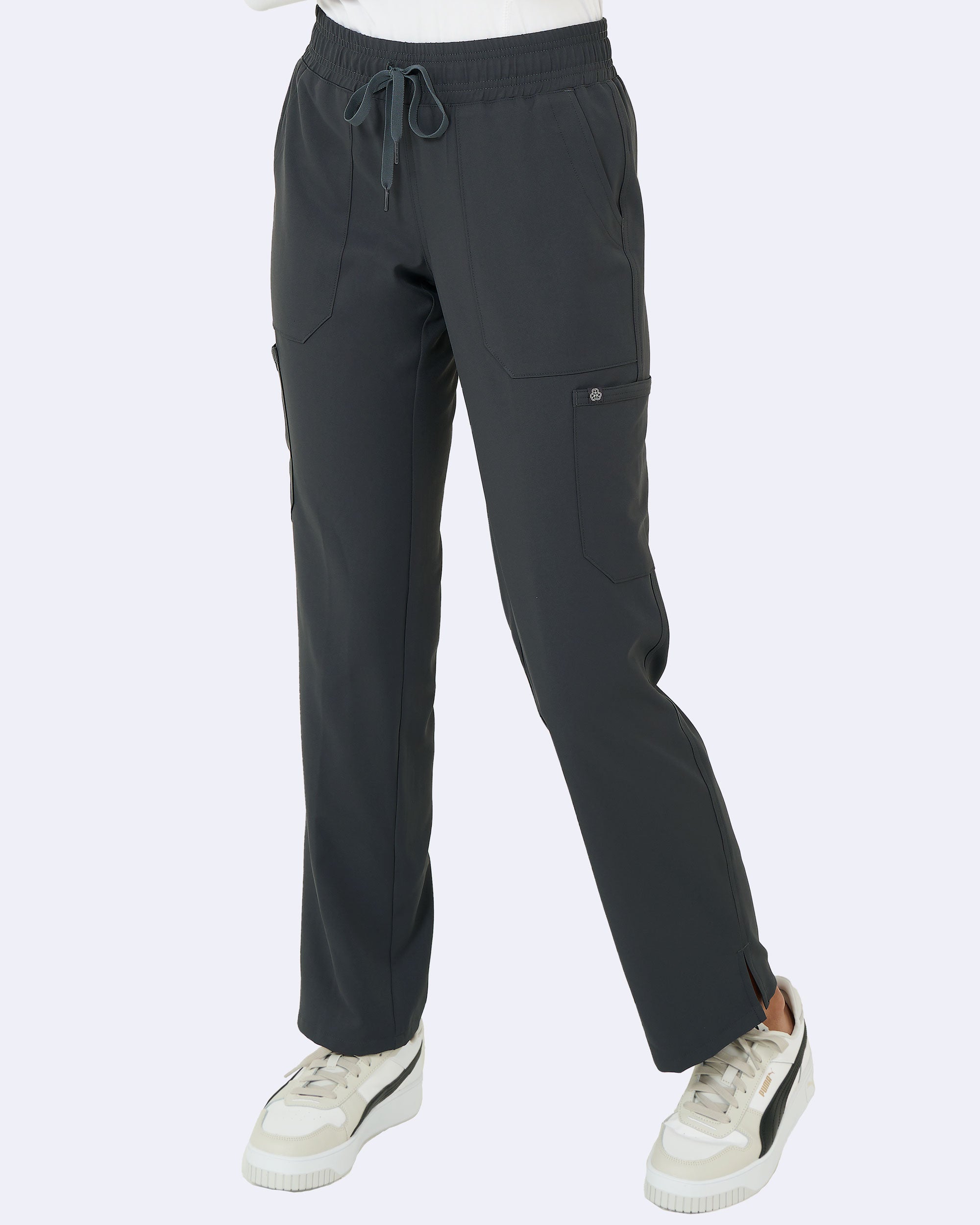 Energy Straight Leg Pant - Petite in Pewter