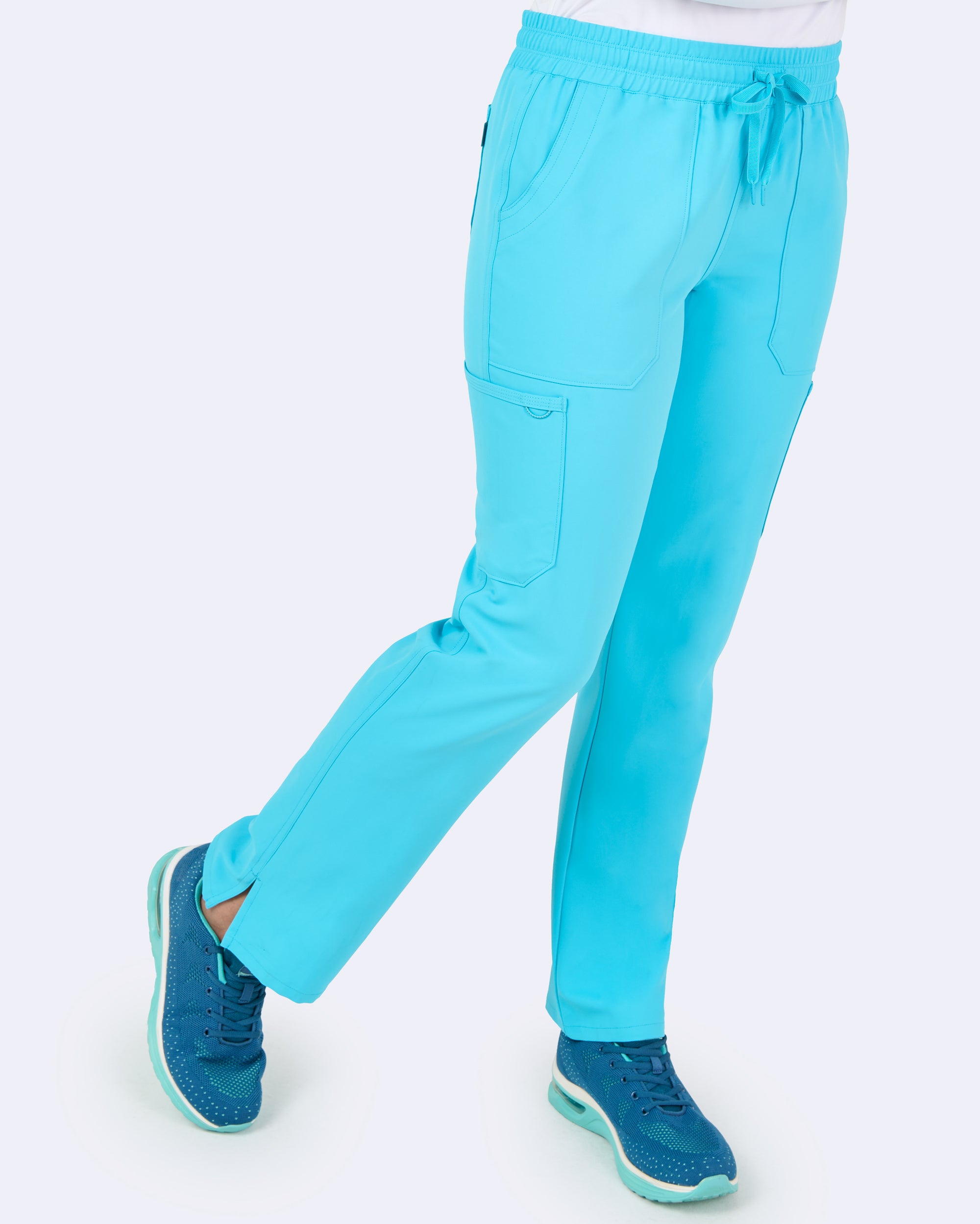 Energy Straight Leg Pant - Petite in Turquoise