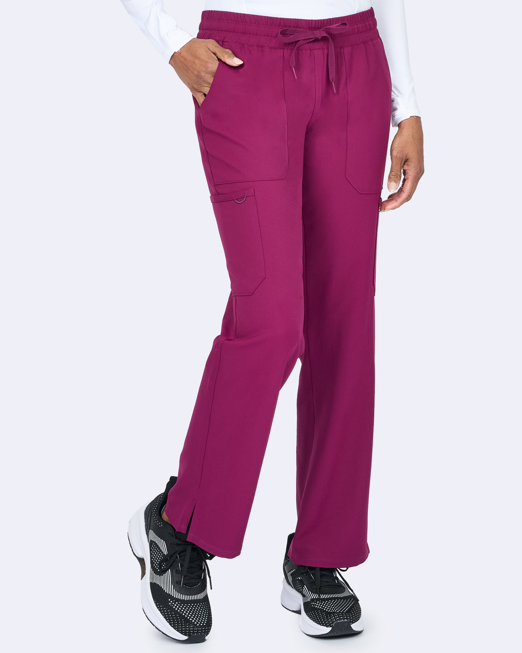 Energy Straight Leg Pant - Regular in Wine
