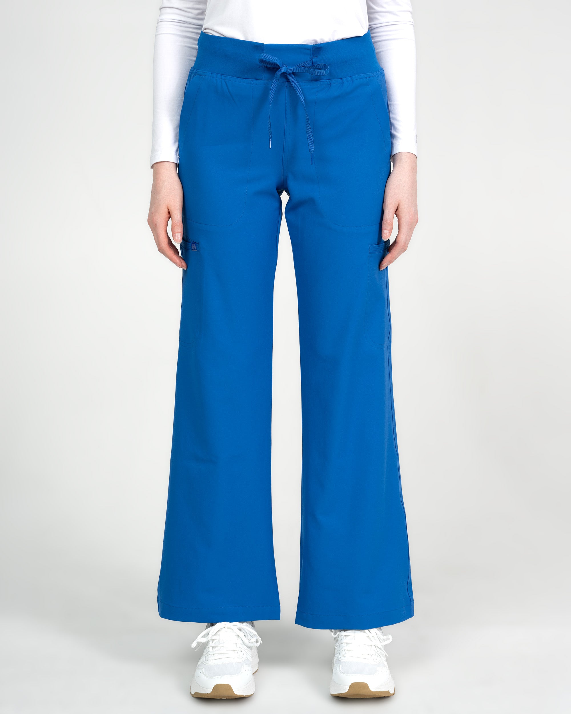 Studio Wide Leg Flare Pant - Regular in Royal